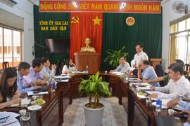 Học viện Chính trị Quốc gia Hồ Chí Minh làm việc về công tác dân tộc-tôn giáo tại Gia Lai