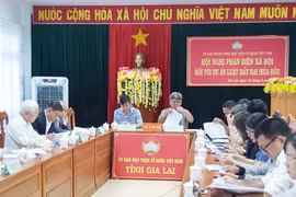 Ủy ban MTTQ phản biện xã hội đối với Dự án Luật Đất đai (sửa đổi)