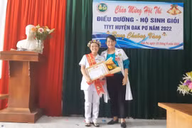 Đak Pơ thi "Rung chuông vàng" điều dưỡng, hộ sinh giỏi năm 2022