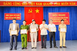 Xây dựng phường Diên Hồng điển hình về phong trào "Toàn dân bảo vệ an ninh Tổ quốc"