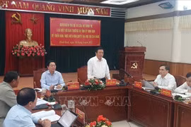 Đoàn công tác Bộ Chính trị làm việc với Ban thường vụ Tỉnh ủy Bình Định