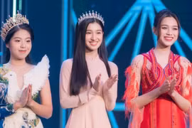 Ngô Ngọc Gia Hân đọ sắc cùng Đỗ Thị Hà, Nguyễn Phương Nhi