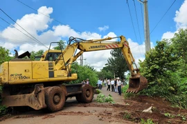 Pleiku: Tháo dỡ, giải phóng mặt bằng dự án Khu dân cư đường Nguyễn Văn Linh