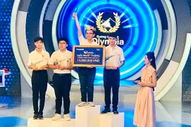 Đặng Quốc Khánh-Nam sinh 2 lần đoạt vòng nguyệt quế Olympia