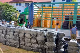 Lào vừa triệt phá một vụ buôn lậu 33 triệu viên ma túy tổng hợp, 500 kg ma túy đá