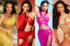 Vẻ nóng bỏng của 5 người đẹp dẫn đầu bình chọn 'Miss Grand Vietnam 2022'