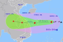 Bão NORU giật trên cấp 17 cách Đà Nẵng-Quảng Ngãi 270 km