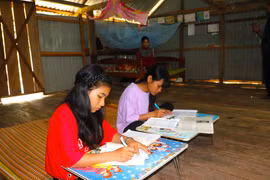 Tiếng chiêng học bài ở Đak Song