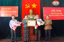 Đảng ủy Khối các Cơ quan và Doanh nghiệp tỉnh Gia Lai đón nhận Huân chương Lao động hạng nhì