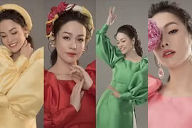 Nhật Kim Anh tung 4 bộ ảnh Tết, tiết lộ lý do thường đóng thiếu nữ đôi mươi