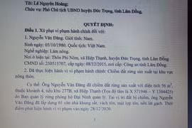 Lấn chiếm đất, xây dựng trái phép trên phạm vi rừng phòng hộ