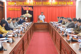 Họp đoàn đại biểu Đảng bộ tỉnh Gia Lai dự Đại hội đại biểu toàn quốc lần thứ XIII của Đảng