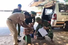 Đồn Biên phòng Ia O phát hiện, thu giữ 17,8 kg pháo lậu