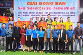 Công đoàn cơ sở Cục Hải quan Gia Lai-Kon Tum giành giải nhất toàn đội