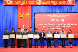 Gia Lai: Tổng kết công tác vận động, đấu tranh, giải quyết tà đạo "Hà Mòn"