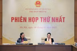 Tiểu ban Nhân sự của Hội đồng Bầu cử Quốc gia tiến hành Phiên họp thứ nhất