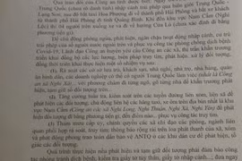 Công an Nghệ An truy tìm 4 người Trung Quốc nhập cảnh trái phép