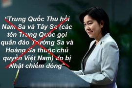 NÓI THẲNG: Bà Hoa Xuân Oánh nói bậy về chủ quyền biển Đông