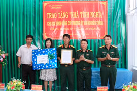 Quân đoàn 3 trao tặng nhà tình nghĩa