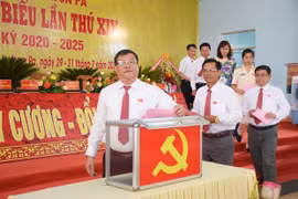 Ông Thái Thanh Bình tái cử chức Bí thư Thị ủy Ayun Pa khóa XIX, nhiệm kỳ 2020-2025