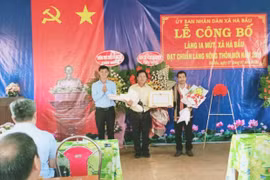 Làng Ia Mút đạt chuẩn nông thôn mới