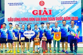 Gia Lai đoạt 5 huy chương tại Giải cầu lông và bóng bàn gia đình toàn quốc