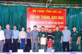 Bộ Chỉ huy Quân sự tỉnh Gia Lai bàn giao "Nhà đồng đội"