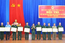 Thi Chủ tịch Hội Cựu chiến binh cơ sở giỏi: Khen thưởng 10 tập thể và 17 cá nhân
