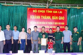 Bộ Chỉ huy Quân sự tỉnh Gia Lai bàn giao "Nhà đồng đội"