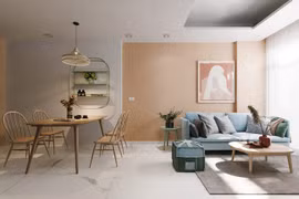 Căn hộ 66m2 mang sắc thái hài hòa, an yên