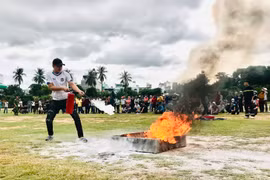 Huấn luyện nghiệp vụ cho lực lượng phòng cháy chữa cháy cơ sở