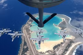 Mỹ mở rộng căn cứ quân sự ở đảo trên Thái Bình Dương để chuẩn bị các cuộc không chiến