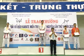 Gia Lai giành 13 huy chương tại Giải Vô địch Karate miền Trung-Tây Nguyên 2020
