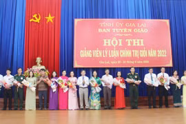 Gia Lai: 31 thí sinh tham gia Hội thi Giảng viên lý luận chính trị giỏi năm 2022