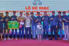 Hội nhà báo Gia Lai giành huy chương đồng tại Giải bóng đá Báo chí Nam Trung bộ-Tây Nguyên