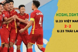 Highlights U.23 Việt Nam 2-2 U.23 Thái Lan: Tuấn Tài và Văn Tùng ghi bàn đẹp mắt