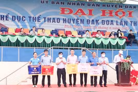 Thị trấn Đak Đoa giành giải nhất tại Đại hội Thể dục thể thao huyện