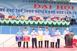Thị trấn Đak Đoa giành giải nhất tại Đại hội Thể dục thể thao huyện
