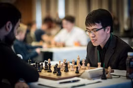 Lê Quang Liêm độc chiếm ngôi đầu giải cờ vua Prague Masters