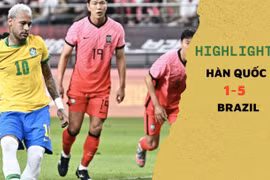 Highlights Hàn Quốc 1-5 Brazil: Neymar tỏa sáng và theo sát kỷ lục của Pele