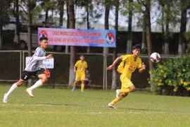 Minh Tiến tỏa sáng giúp U17 Hoàng Anh Gia Lai hòa U17 Quảng Nam