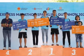 3 vận động viên Gia Lai giành giải cao ở Giải VnExpress Marathon Sparkling Quy Nhơn 2022