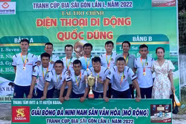 Kbang: Câu lạc bộ Gym Minh Ân vô địch giải bóng đá mini