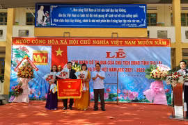 Pleiku: Trường Tiểu học Nguyễn Văn Trỗi đón nhận cờ thi đua của UBND tỉnh