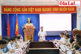 Bí thư Tỉnh ủy Hồ Văn Niên làm việc với Ban Thường vụ Huyện ủy Kbang