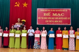 152 giáo viên huyện Đức Cơ được công nhận giáo viên dạy giỏi cấp huyện