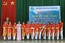 Hội thi dân vũ thể thao thị trấn Kon Dơng năm 2022