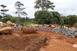Xử phạt 45 triệu đồng đối với cá nhân khai thác đá trái phép tại xã Chư Á