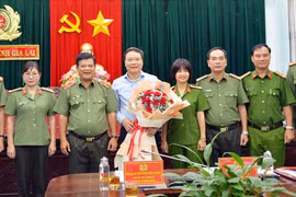 Chủ tịch UBND tỉnh Trương Hải Long làm việc với lực lượng Công an tỉnh