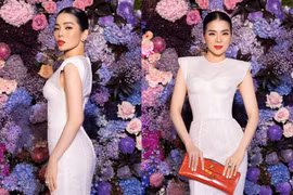 Lệ Quyên 'dát' đồ hiệu, khoe vòng eo 59cm